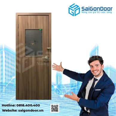 Mẫu cửa gỗ phòng vệ sinh SaiGonDoor